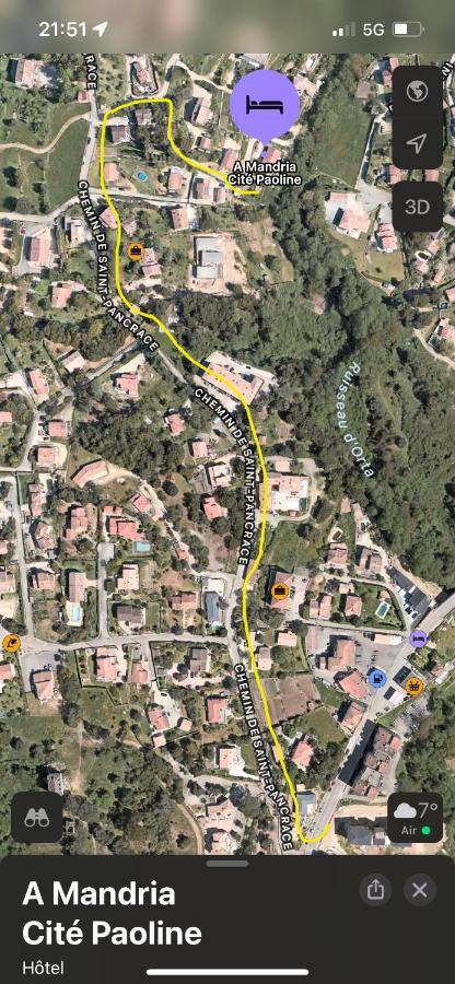 Appartement Climatise Parking Cite Paoline Corte  Exterior photo